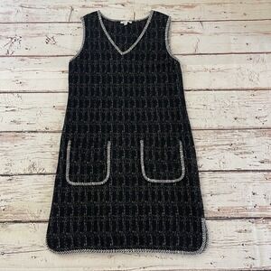 Max Studio Sleeveless V-Neck Knit Dress, Knee Length Size Small Women's